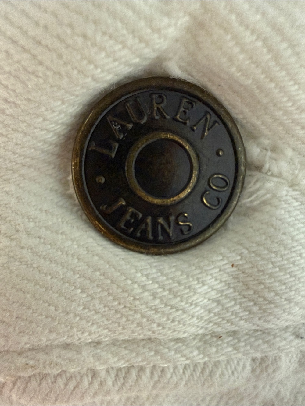 Ralph Lauren White Denim Mini Skirt Size 10. - Picture 12 of 12